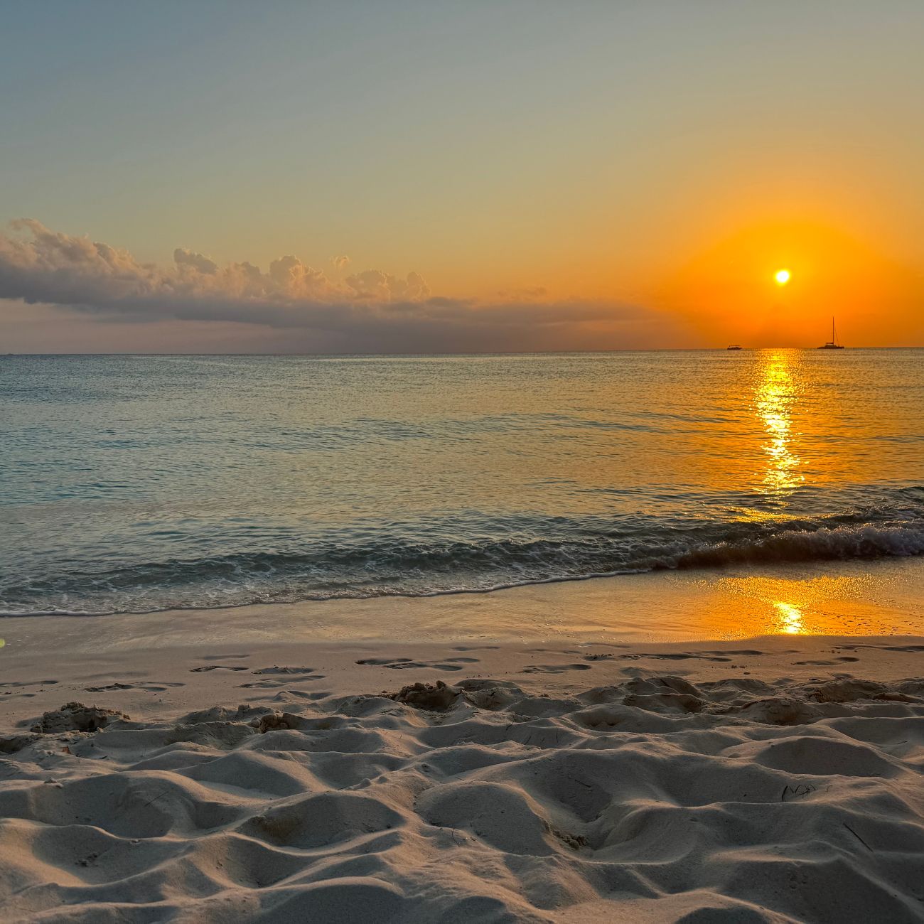 Grand Cayman Seven Mile Beach sunset